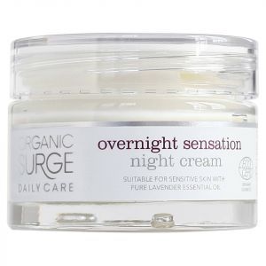 Ночной увлажняющий крем для лица, Overnight Sensation Night Cream, Organic Surge, 50 мл