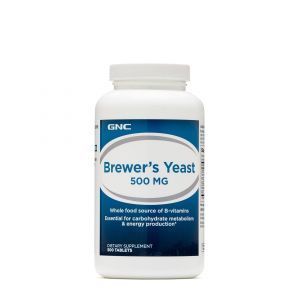 Пивные дрожжи, Brewer's Yeast, GNC, 500 мг, 500 таблеток