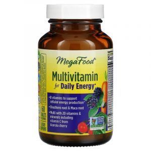 Мультивитамины для производства клеточной энергии, Multivitamin for Daily Energy, MegaFood, 60 таблеток