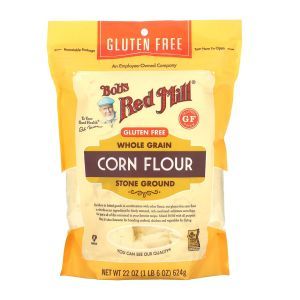 Борошно кукурудзяне, Corn Flour, Whole Grain, Bob's Red Mill, цільнозернове, 624 г
