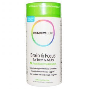 Витамины для мозга подростков, Rainbow Light, 90 т