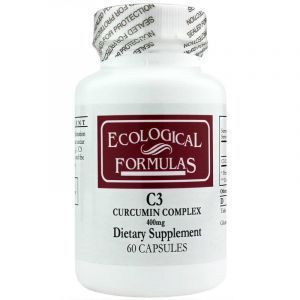 Куркуминоиды, C3 Curcumin Complex, Ecological Formulas, 400 мг, 60 капсул