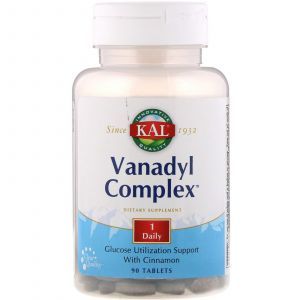 Ванадил комплекс, Vanadyl Complex, KAL, 90 таблеток