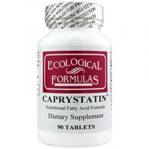 Каприловая кислота, поддержка пищеварения, Caprystatin, Ecological Formulas, 90 таблеток