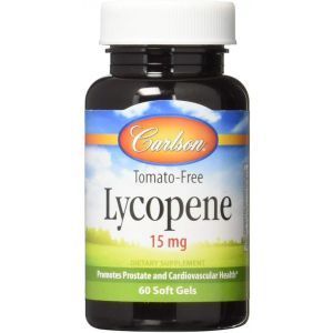 Ликопин, Lycopene, Carlson Labs, 15 мг,  60 гелевых капсул