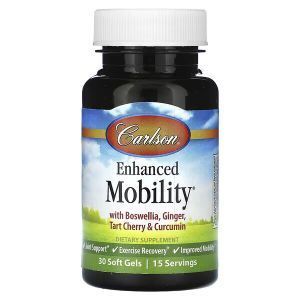 Поддержка суставов, Enhanced Mobility, Carlson, 30 вегетарианских капсул