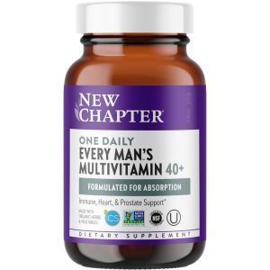 Мультивитамины для мужчин 40+, Daily Multi, New Chapter, 1 в день, 96 таблеток