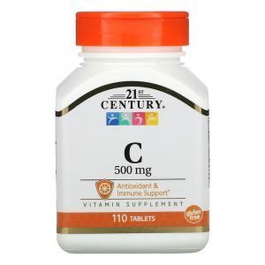 Витамин С, Vitamin C, 21st Century, 500 мг, 110 таблеток