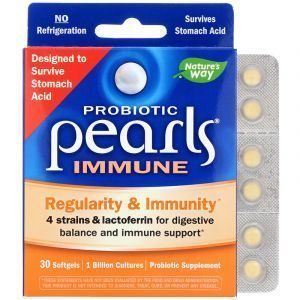 Пробиотики, Probiotic Pearls Immune, Nature's Way, для иммунитета, 30 капсул