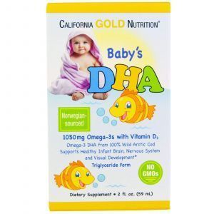 DHA для младенцев, Baby's DHA, California Gold Nutrition, 59 мл