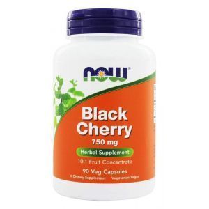 Екстракт дикої вишні (Black Cherry), Now Foods, 750 мг, 90 капсул