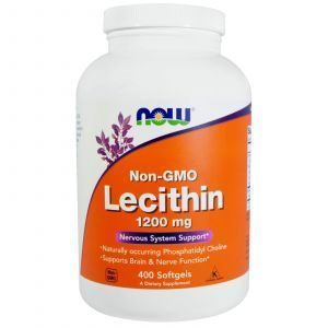 Лецитин, Lecithin, Now Foods, 1200 мг, 400 гелевих капсул