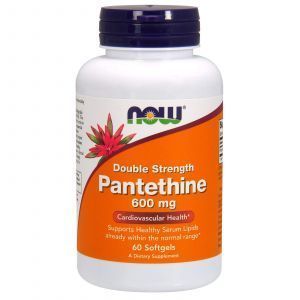 Пантетин, двойная сила, Pantethine, Now Foods, 600 мг, 60 ка