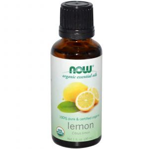 Лимонное масло органик (Lemon), Now Foods, Essential Oils, 30 м