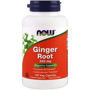 Корень имбиря (Ginger Root), Now Foods, 550 мг, 100 ка