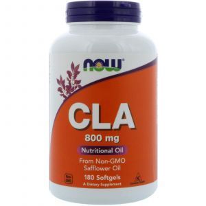 Конъюгированная линолевая кислота, CLA, Now Foods, 800 мг, 180 капсу