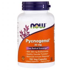 Пикногенол, Pycnogenol, Now Foods, 30 мг, 150 ка