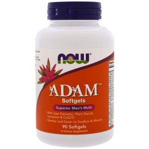 Мультивитамины для мужчин, Adam, Superior Men's Multi, Now Foods, 90 капсул