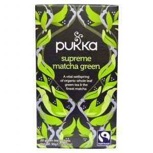 Зеленый чай Матча в пакетах, Matcha Green, Pukka Herbs, 20 пакетов, 30