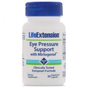 Витамины для глаз с Mirtogenol, Eye Pressure Support, Life Extension, 30 кап