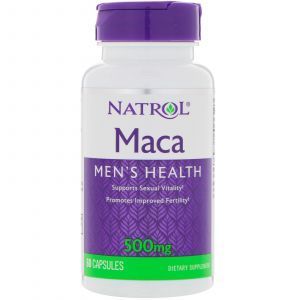 Мака перуанская (Maca), Natrol, 500 мг, 60 капс