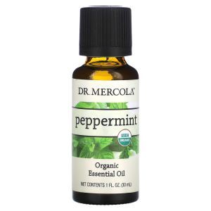 Мята перечная, эфирное масло, Organic Essential Oil, Peppermint, Dr. Mercola, органическое, 30 мл
