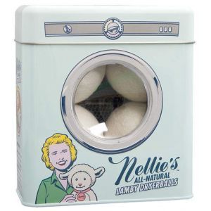 Кулі для сушки і прання, (Lamby Dryerballs), Nellie's All-Natural, 4 шт