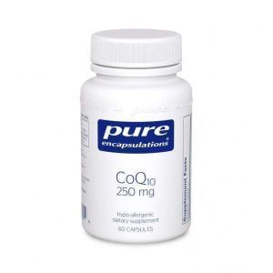 Коэнзим Q10, CoQ10, Pure Encapsulations, 250 мг, 60 капсул
