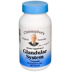 Состав для эндокринной системы, Christopher's Original Formulas, 400 мг, 100 кап.