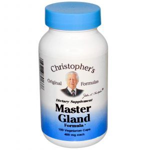 Christopher's Original Formulas, Master Gland Formula, 400 mg, 100 Veggie Caps
