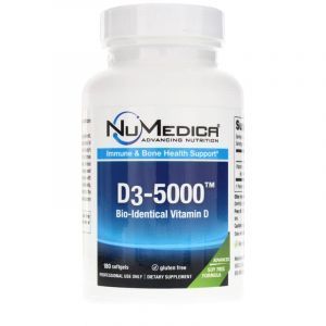 Витамин Д-3, D3 5000, NuMedica, 5000 МЕ, 180 гелевых капсул