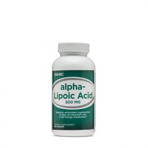 Альфа-липоевая кислота, Alpha-Lipoic Acid, GNC, 300 мг, 60 капсул