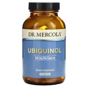 Убихинол, Ubiquinol, Dr. Mercola, 200 мг, 90 капсул