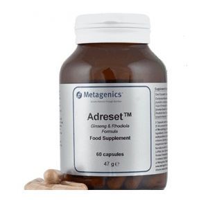 Адаптоген, травяная формула, Adreset, Metagenics, 60 капсул