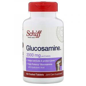 Глюкозамин, Glucosamine, Schiff, 2000 мг, 150 таблеток, покрытых оболочкой