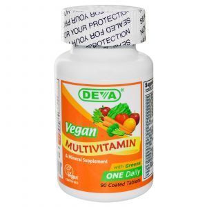Мультивитамины и минералы, Multivitamin & Mineral, Deva, Vegan, 90 таб.