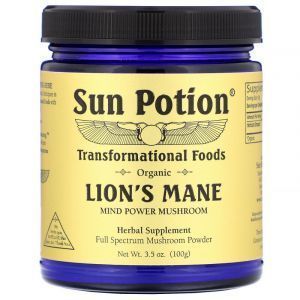 Ежовик гребенчатый, Lion's Mane, Sun Potion, органик, 100 г