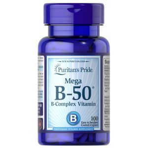 Витамин В-50 комплекс, Vitamin B-50® Complex, Puritan's Pride, 100 каплет