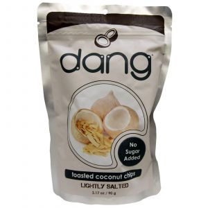 Малосольная кокосовая стружка, Toasted Coconut Chips, Dang Foods LLC, 90 г