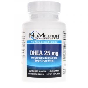 ДГЭА (дегидроэпиандростерон), DHEA, NuMedica, 25 мг, 90 овощных капсул