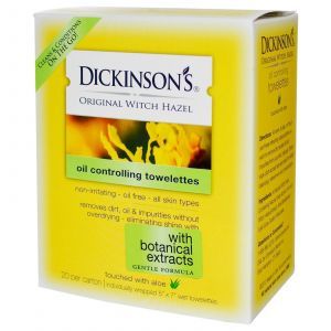 Очищающие салфетки для лица, Dickinson Brands, 20 шт.(5 х 7) 
