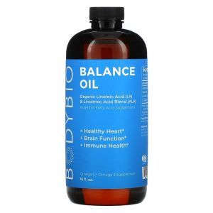 Линолевая кислота и линоленовая кислота, Balance Oil, BodyBio, органическая смесь, 473 мл
