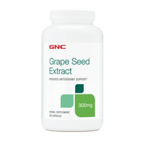 Экстракт виноградных косточек, Grape Seed Extract, GNC, 300 мг, 220 капсул