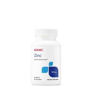 Цинк, Zinc, GNC, 30 мг, 90 таблеток
