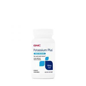 Калий, Potassium Gluconate, GNC, 99 мг, 100 вегетарианских таблеток