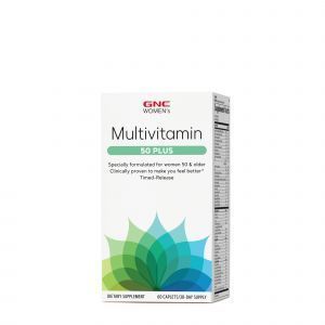 Мультивитамины для женщин 50+, Women's Multivitamin 50 Plus, GNC, 60 капсул