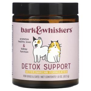 Детокс для котов и собак, Bark and Whiskers, Detox Support, For Cats and Dogs, Dr. Mercola, 52.3 г