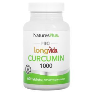 Куркумин, Pro Longvida Curcumin 1000, NaturesPlus, 1000 мг, 60 таблеток