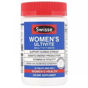 Мультивитамины для женщин, Women's Ultivite Multivitamin, Swisse, 50 таблеток