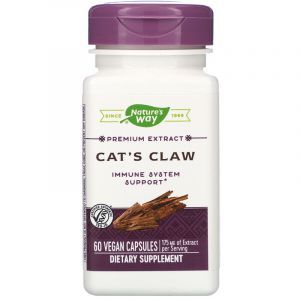 Кошачий коготь (Cat's Claw), Nature's Way, стандартизированный, 175 мг, 60 капсул